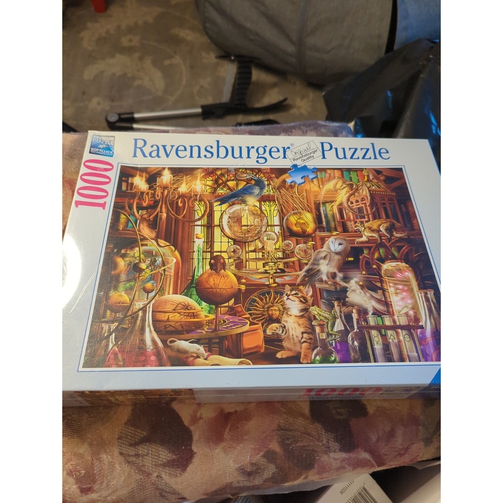 Merlin's Labor 1000 Piece Jigsaw Puzzle by Ravensburger 198344 Sealed 2018